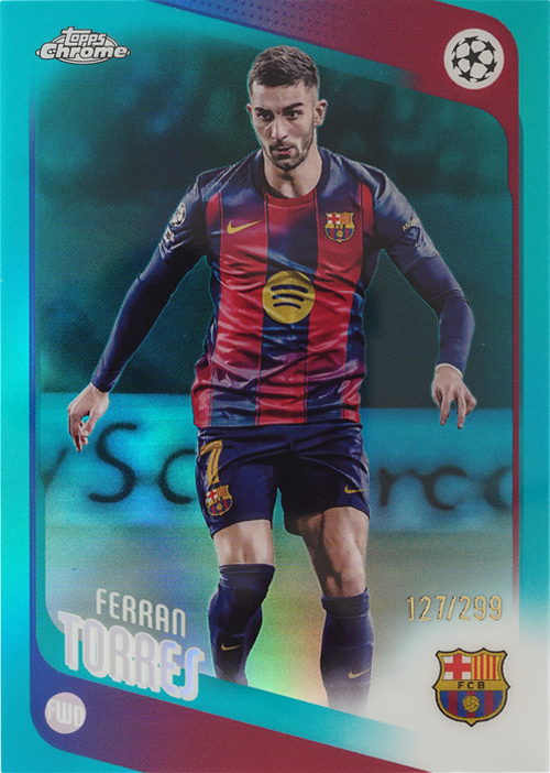 Ferran Torres trading card