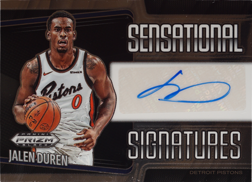 Jalen Duren trading card