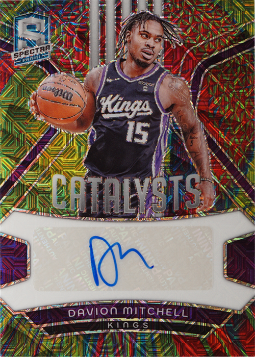 Davion Mitchell trading card