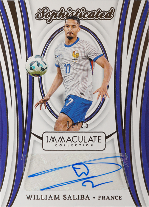 William Saliba trading card