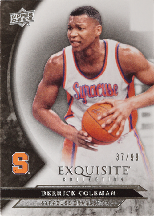 Derrick Coleman trading card
