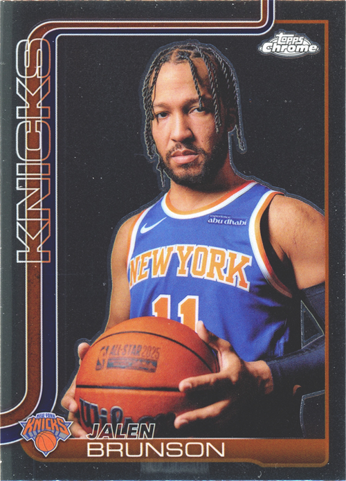 Jalen Brunson trading card