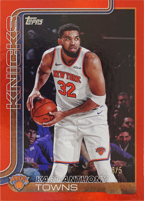 Karl-Anthony Towns trading card