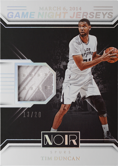 Tim Duncan trading card