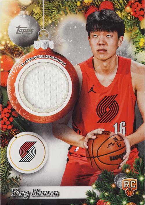 Yang Hansen trading card