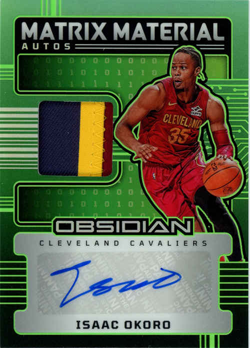 Isaac Okoro trading card