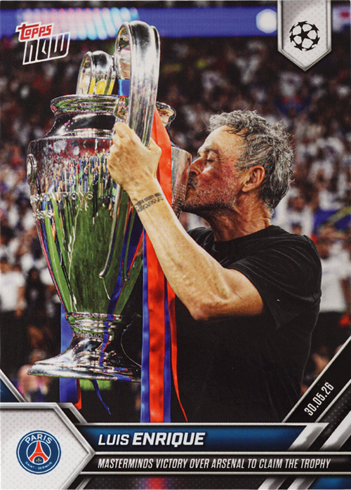 Luis Enrique trading card