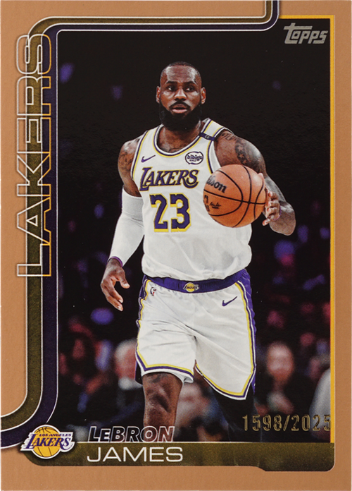LeBron James trading card