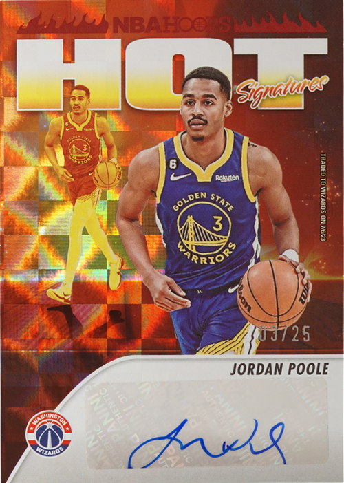 Jordan Poole trading card
