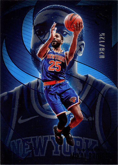 Mikal Bridges trading card