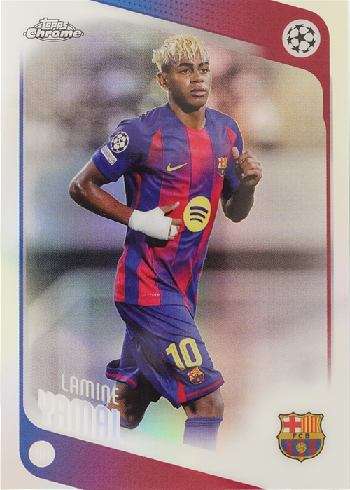 Lamine Yamal trading card