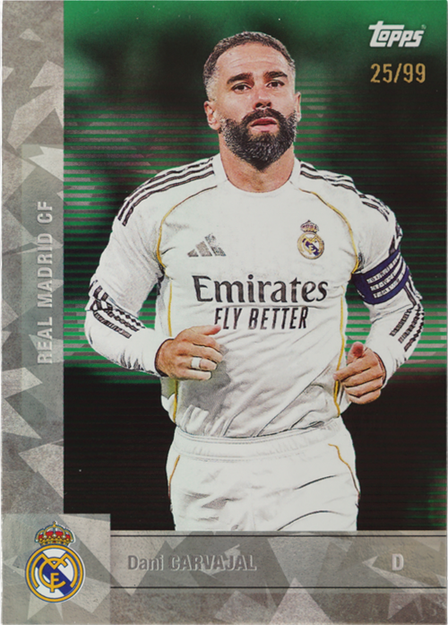 Dani Carvajal trading card