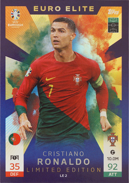 Cristiano Ronaldo trading card