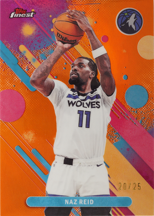 Naz Reid trading card
