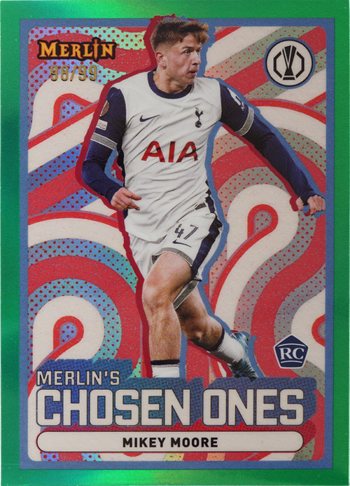 Mikey Moore trading card