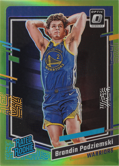 Brandin Podziemski trading card