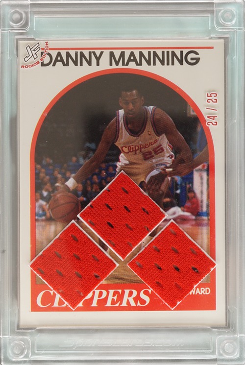 Danny Manning trading card