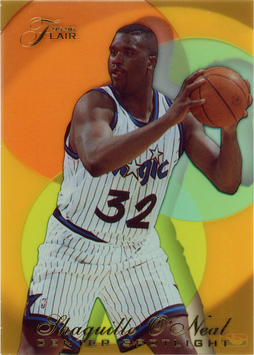 Shaquille O'Neal trading card