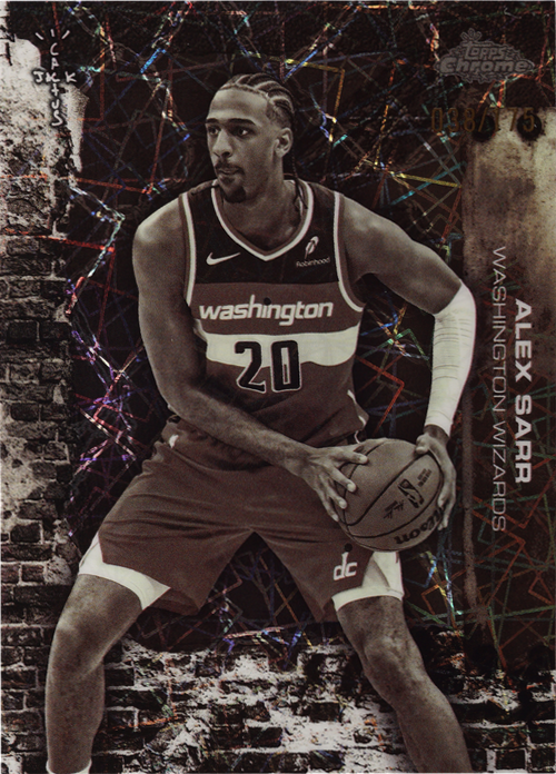 Alex Sarr trading card