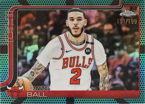 Lonzo Ball trading card