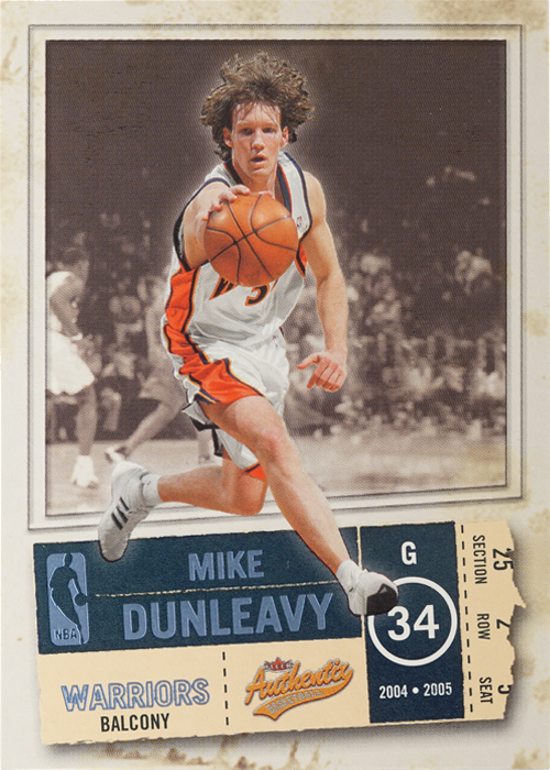 Mike Dunleavy trading card