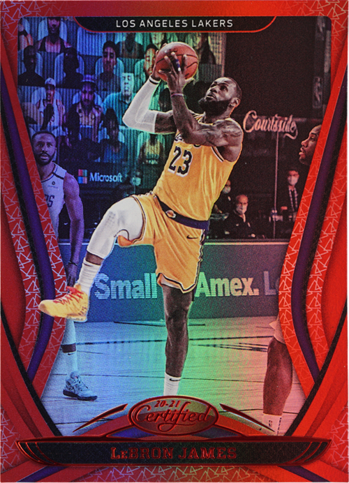 LeBron James trading card