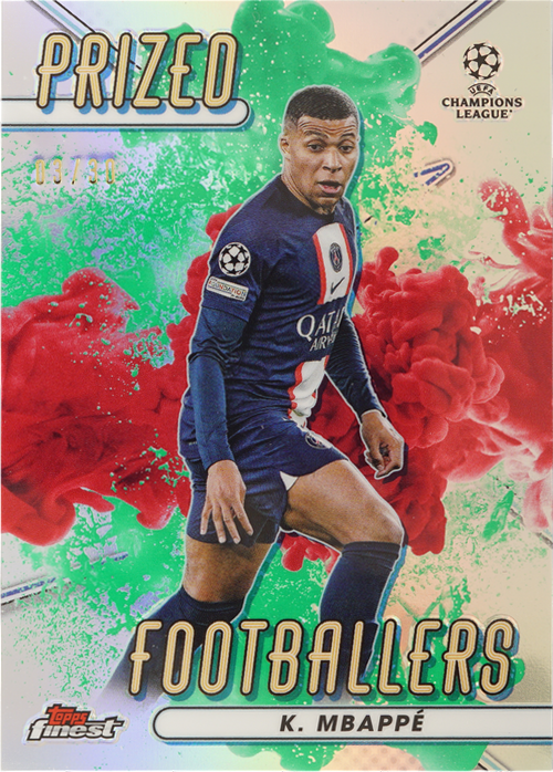 Kylian Mbappé trading card