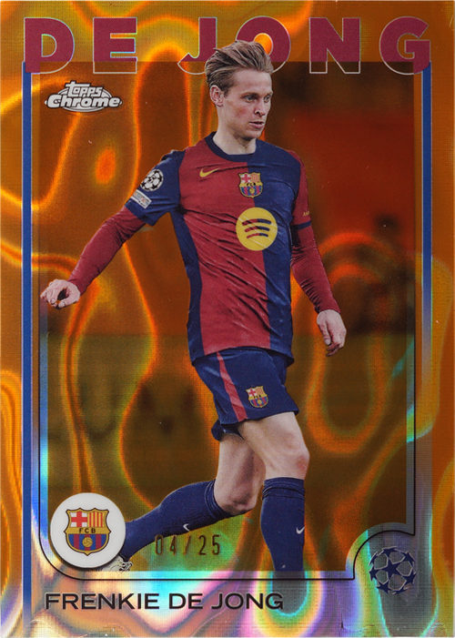 Frenkie de Jong trading card