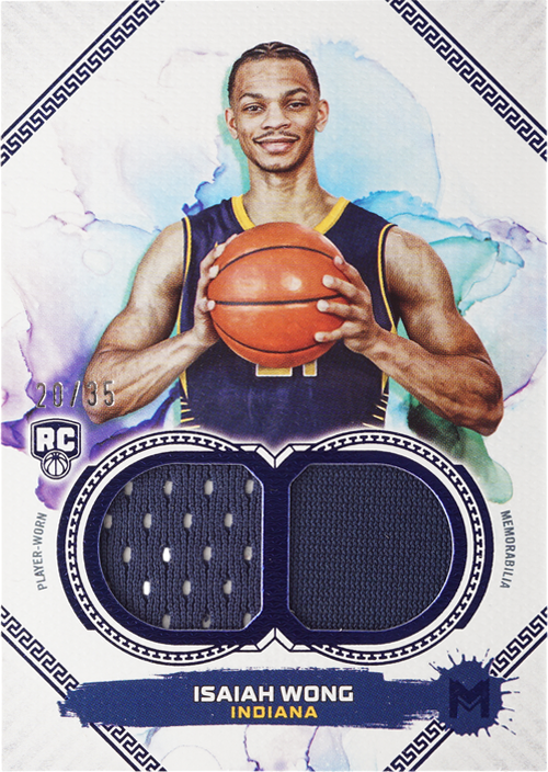 Isaiah Wong trading card