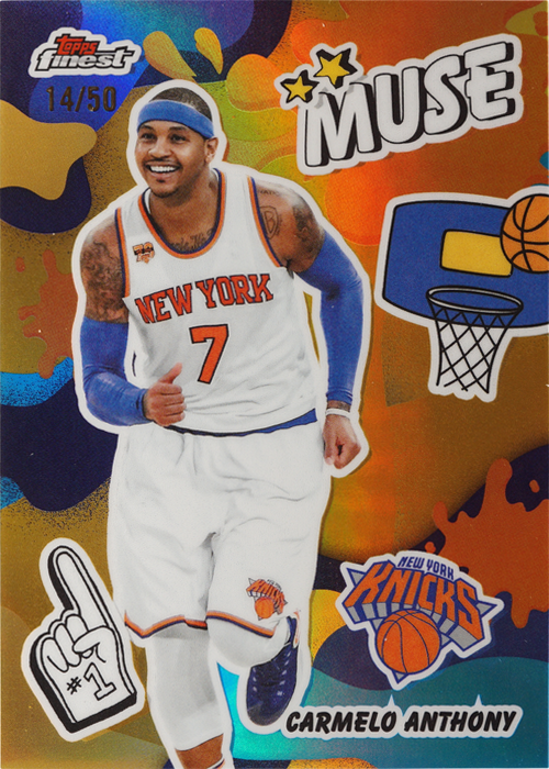 Carmelo Anthony trading card