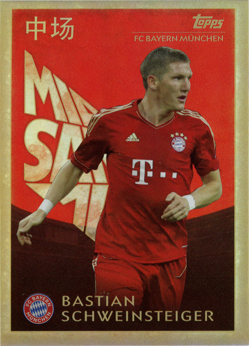 Bastian Schweinsteiger trading card