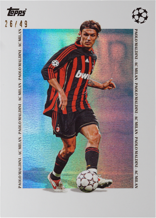 Paolo Maldini trading card