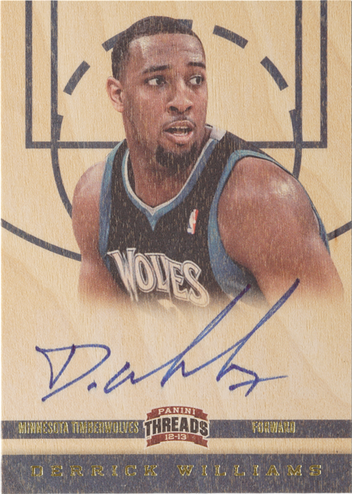 Derrick Williams trading card