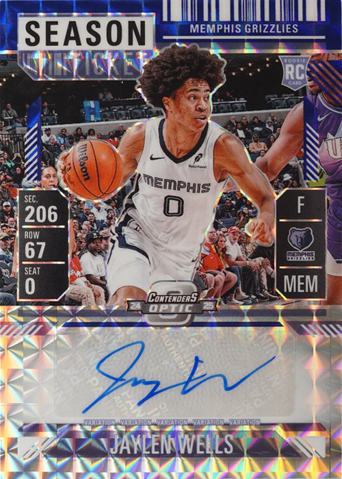 Jaylen Wells trading card
