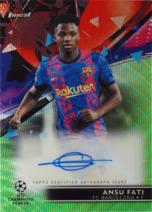 Ansu Fati trading card