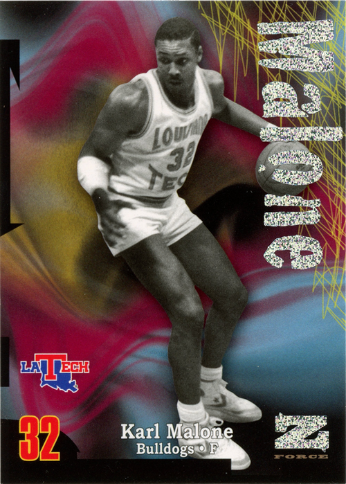 Karl Malone trading card