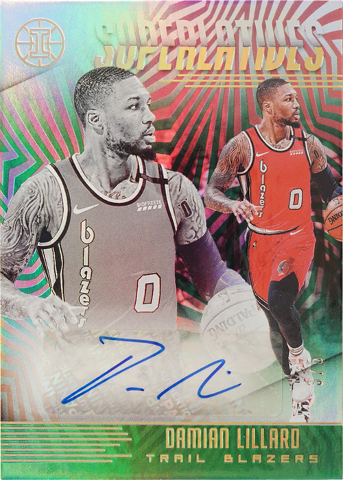 Damian Lillard trading card