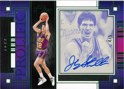 John Stockton trading card