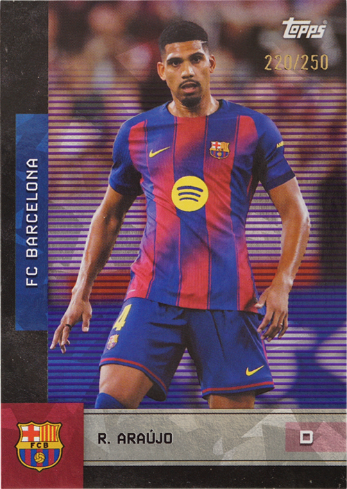 Ronald Araújo trading card