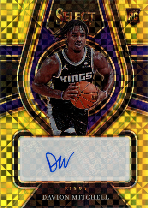 Davion Mitchell trading card