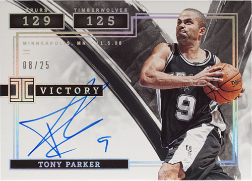 Tony Parker trading card