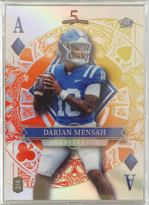 Darian Mensah trading card