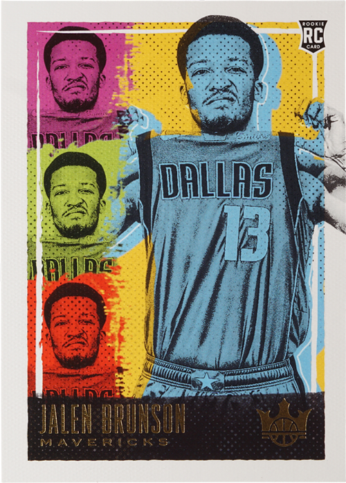 Jalen Brunson trading card