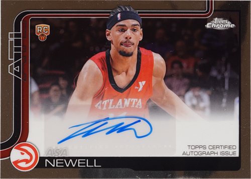 Asa Newell trading card