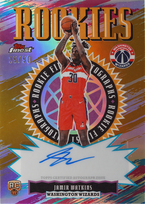 Jamir Watkins trading card