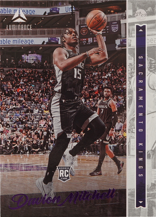 Davion Mitchell trading card