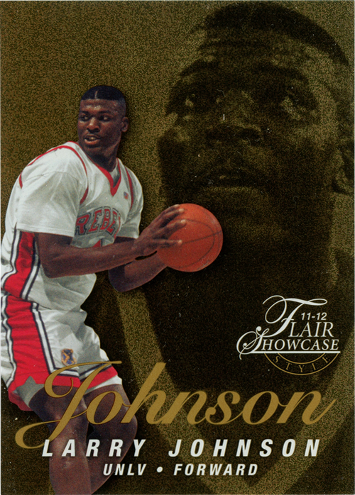 Larry Johnson trading card