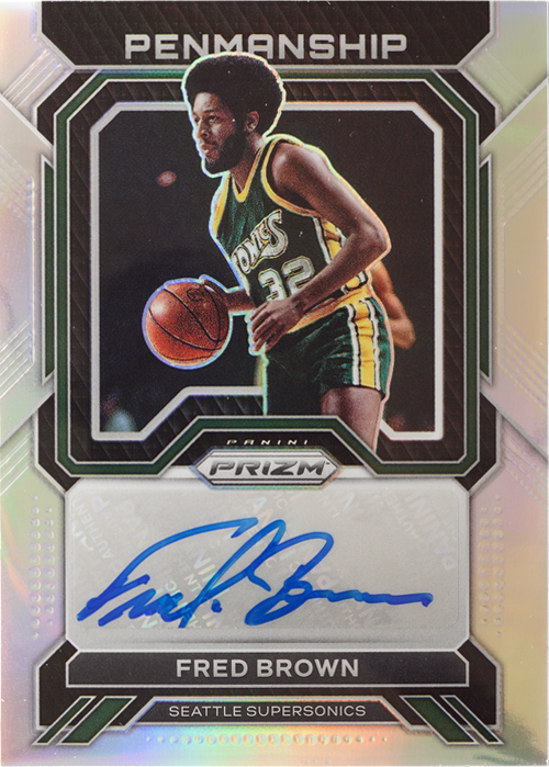 Fred Brown trading card