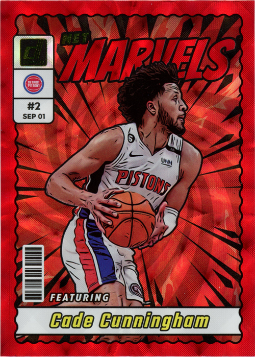 Cade Cunningham trading card