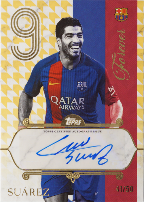 Luis Suárez trading card